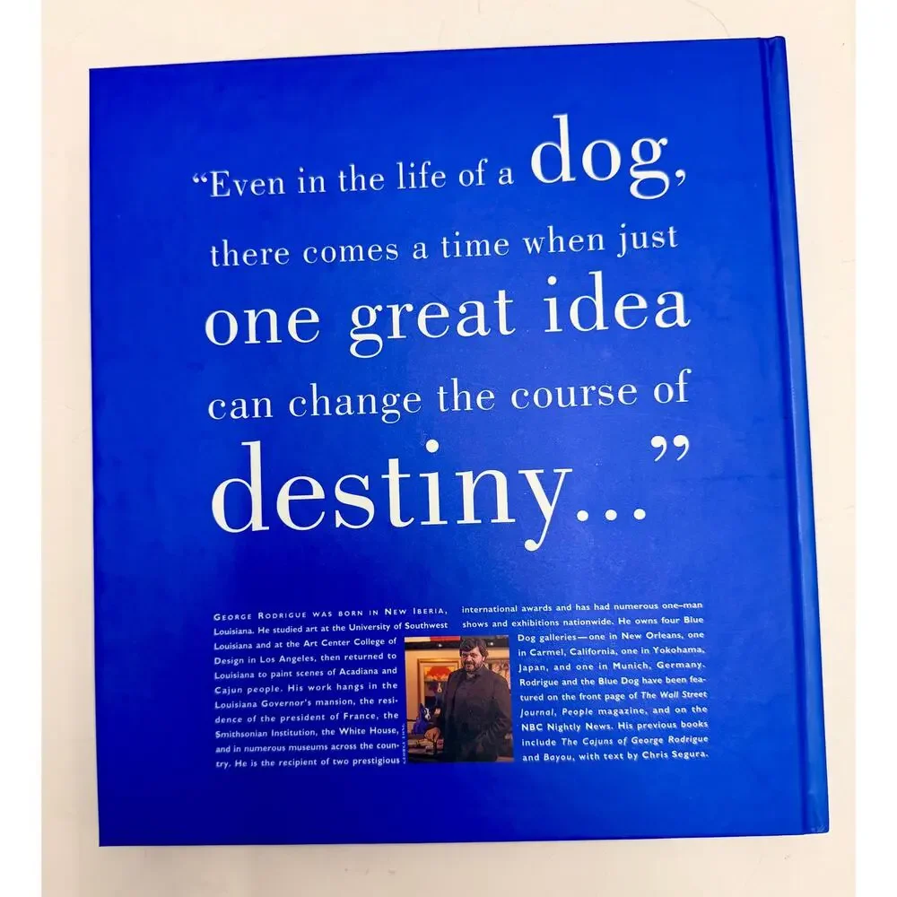 Blue Dog George Rodrigue 1994 First Edition Hardcover Book w/ Original Slipcase